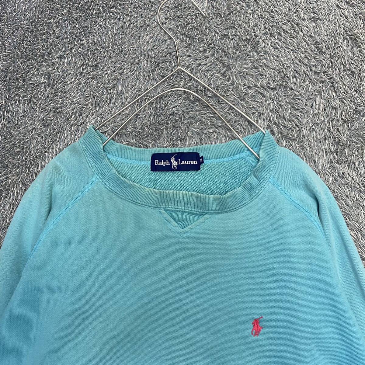 RALPH LAUREN Ralph Lauren тренировочный футболка размер M синий blue женский tops нет максимальной ставки (Z12