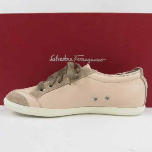77325Salvatore Ferragamo フェラガモ 未使用品 靴 シューズ 4M 21.5cm ガンチーニ スニーカーブロッサム_画像3