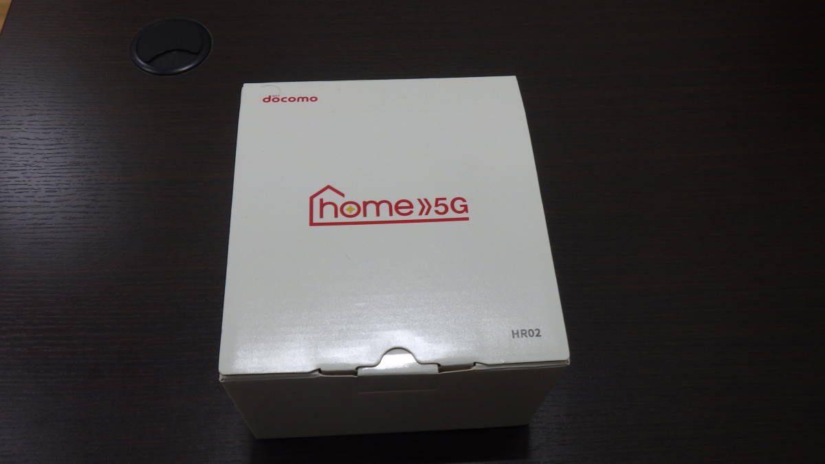 #4590 NTT DoCoMo 5G correspondence Home router home 5G HR02 unused goods storage goods 