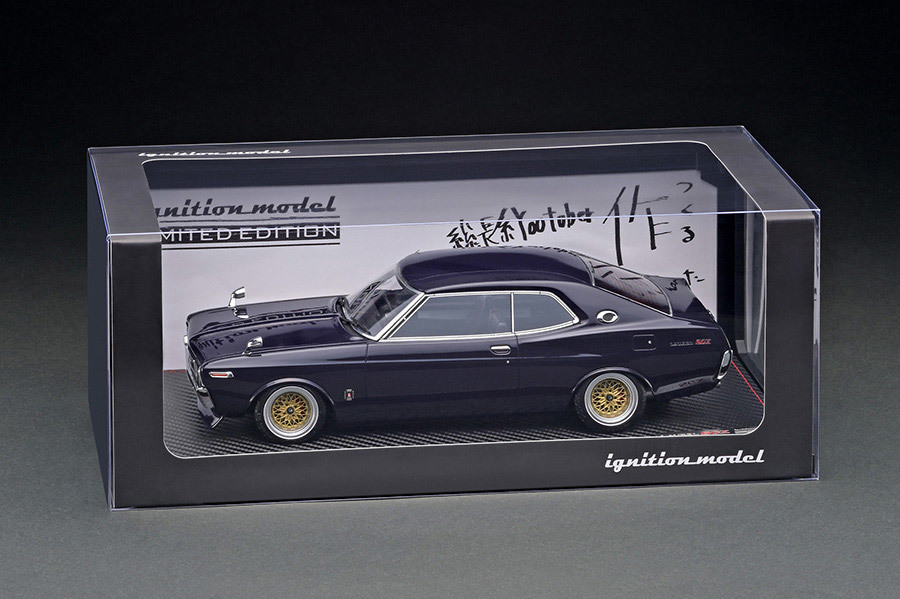 ignitionmodel 1/18 Nissan Laurel 2000SGX C130 Purple Mr.Sata イグニッションモデル 日産 ローレル バッドボーイズ 佐田 120台限定 _画像8