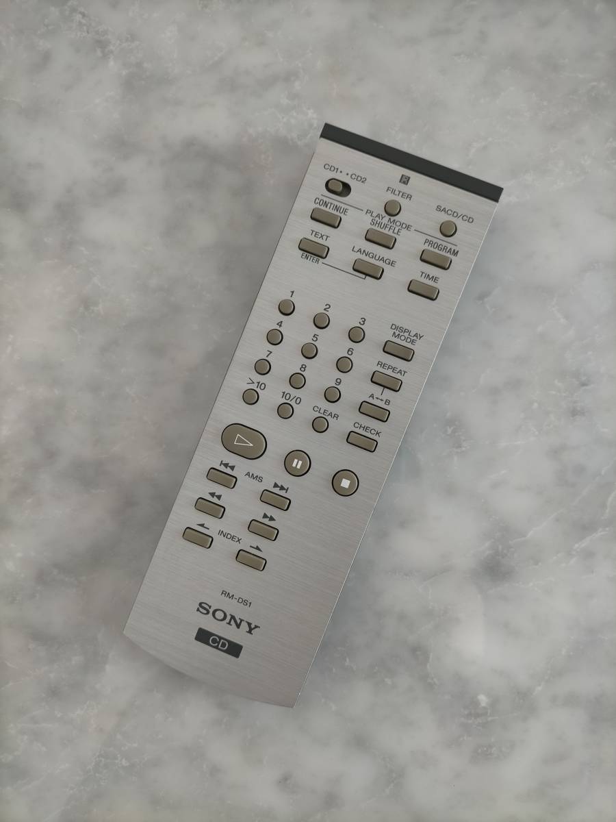 SONY(ソニー) SACDプレーヤー用リモコン(remote) 対応機種:SCD-777ES (管理1)