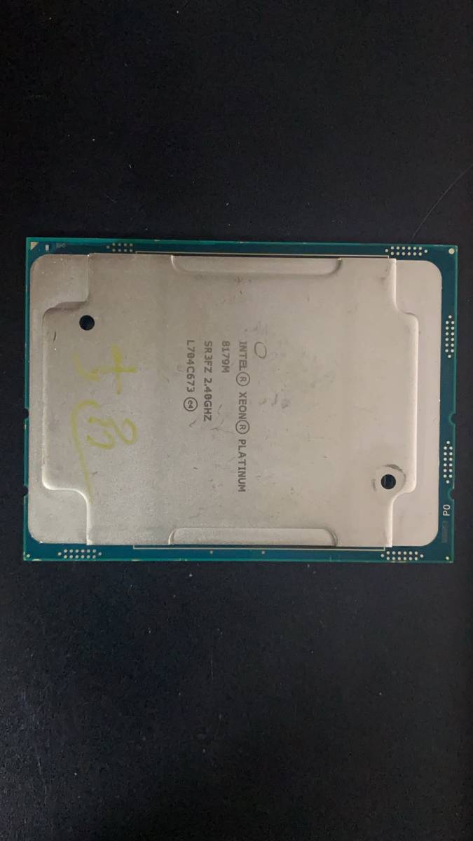 簡易テストOK　第1世代　Intel　XEON　PLATINUM　8179M　26コア / 52スレッド　FCLGA3467 　管理番号B229_画像1