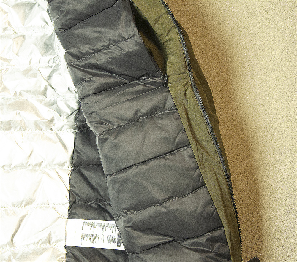 NFY333-XL　ダウンジャケット ダウン90％　発熱裏生地　マウンテンパー 防水防風防寒 マウンテンジャケット アウトドアウェア 高品質　緑_画像5