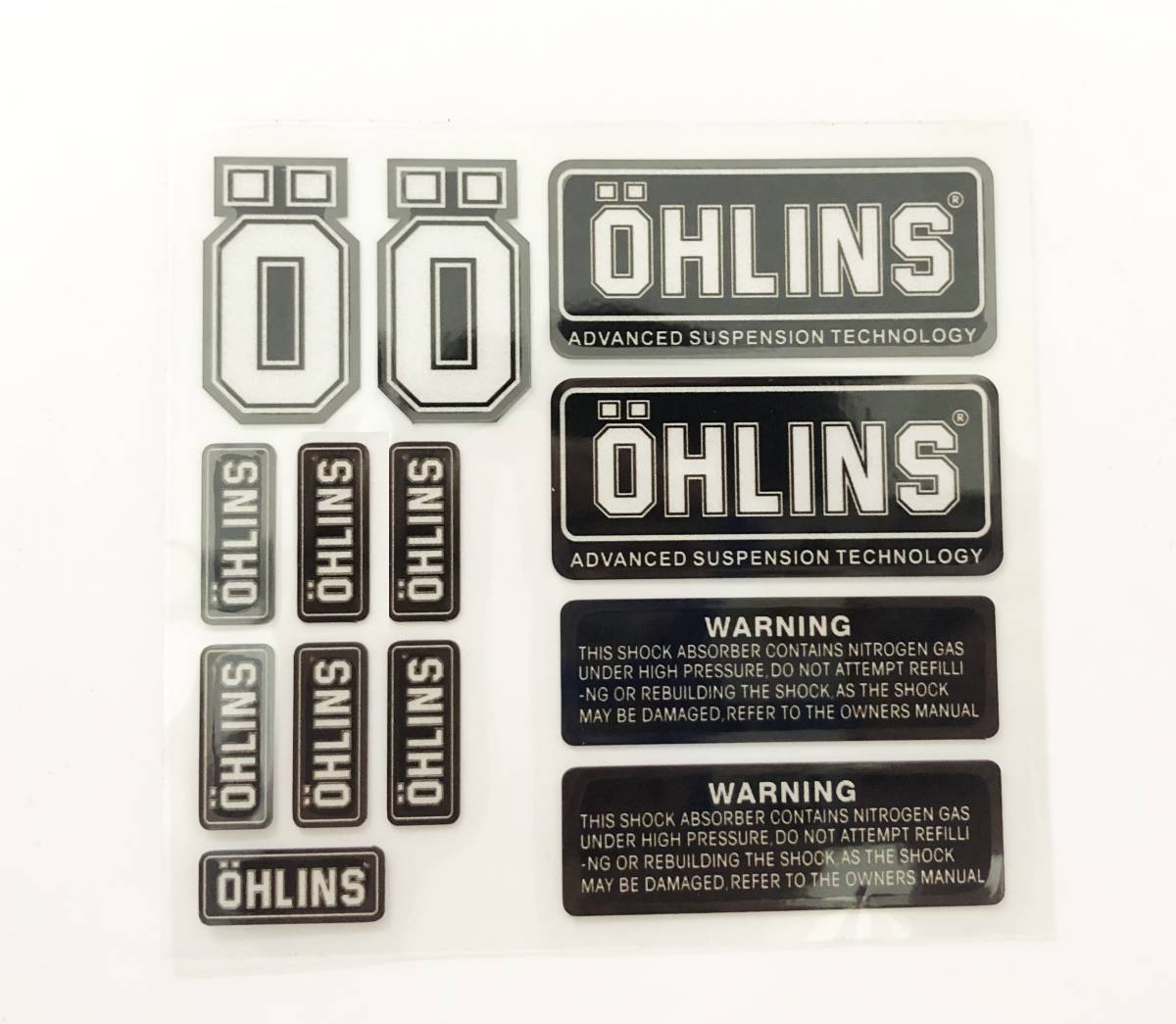 ST-019 OHLINS オーリンズ 3Mステッカー 13点セット 反射剤入り_画像1