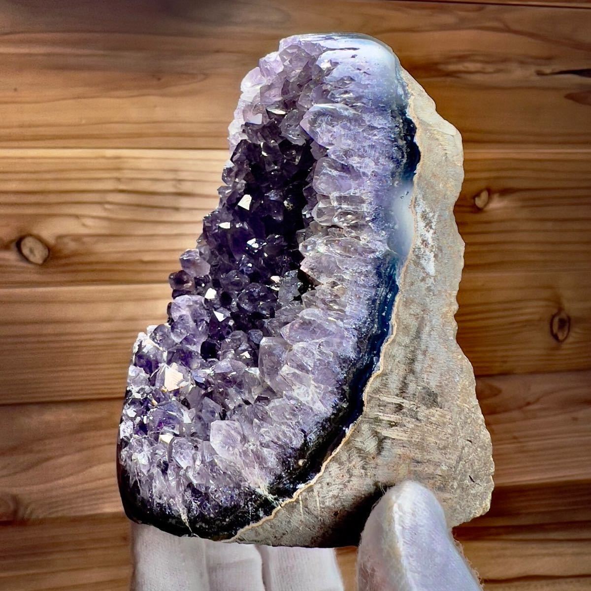 アメジスト ドーム 紫水晶 レインボー 虹 ウルグアイ産 天然石 原石 鉱物 鉱物標本 石_画像3