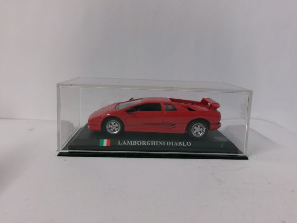 ★クリアケース付き デルプラド delprado 1/43 ランボルギーニ ディアブロ Lamborghini Diablo 1993 RED_画像1