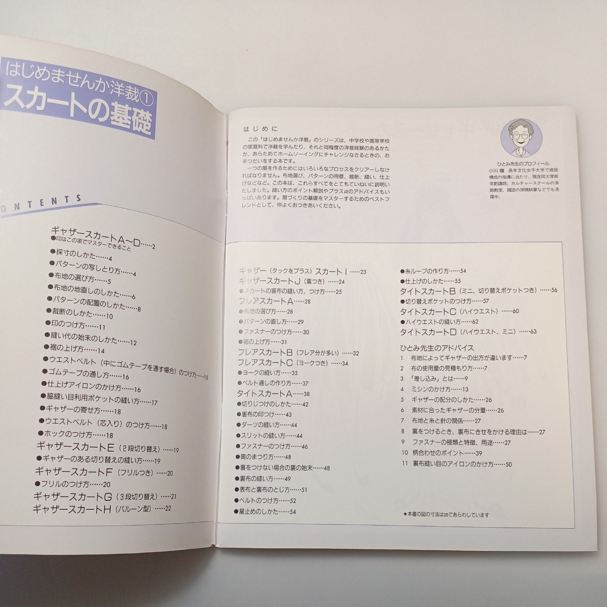 zaa-532♪スカートの基礎 (はじめませんか洋裁) 大型本 1992/3/1 文化出版局 (編集) 文化出版局 (1992/3/1)_画像2