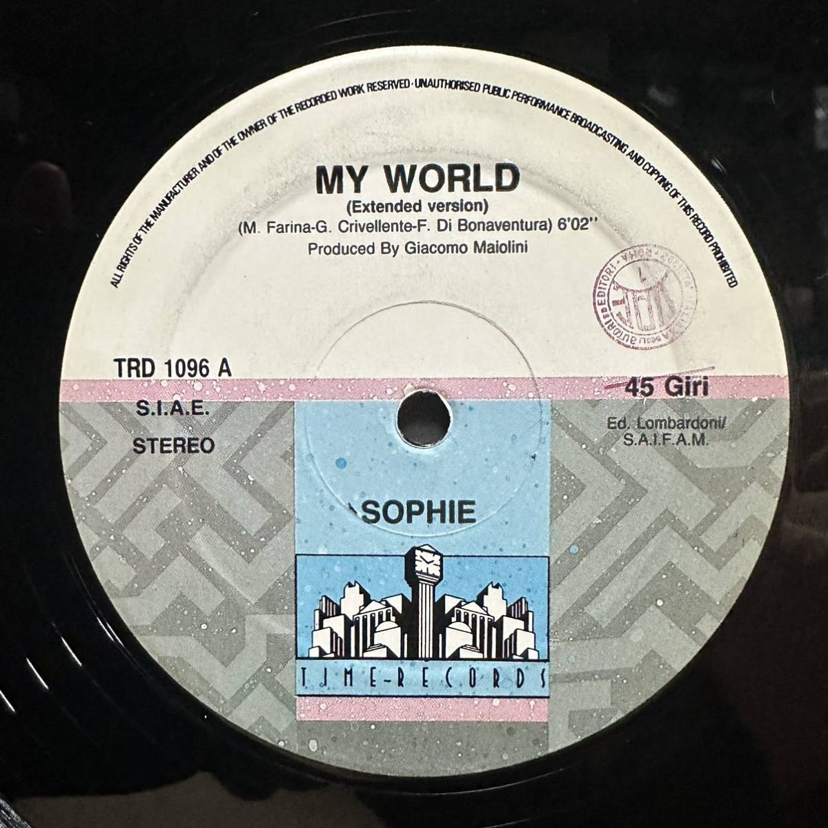 【12'】 SOPHIE / MY WORLDの画像1