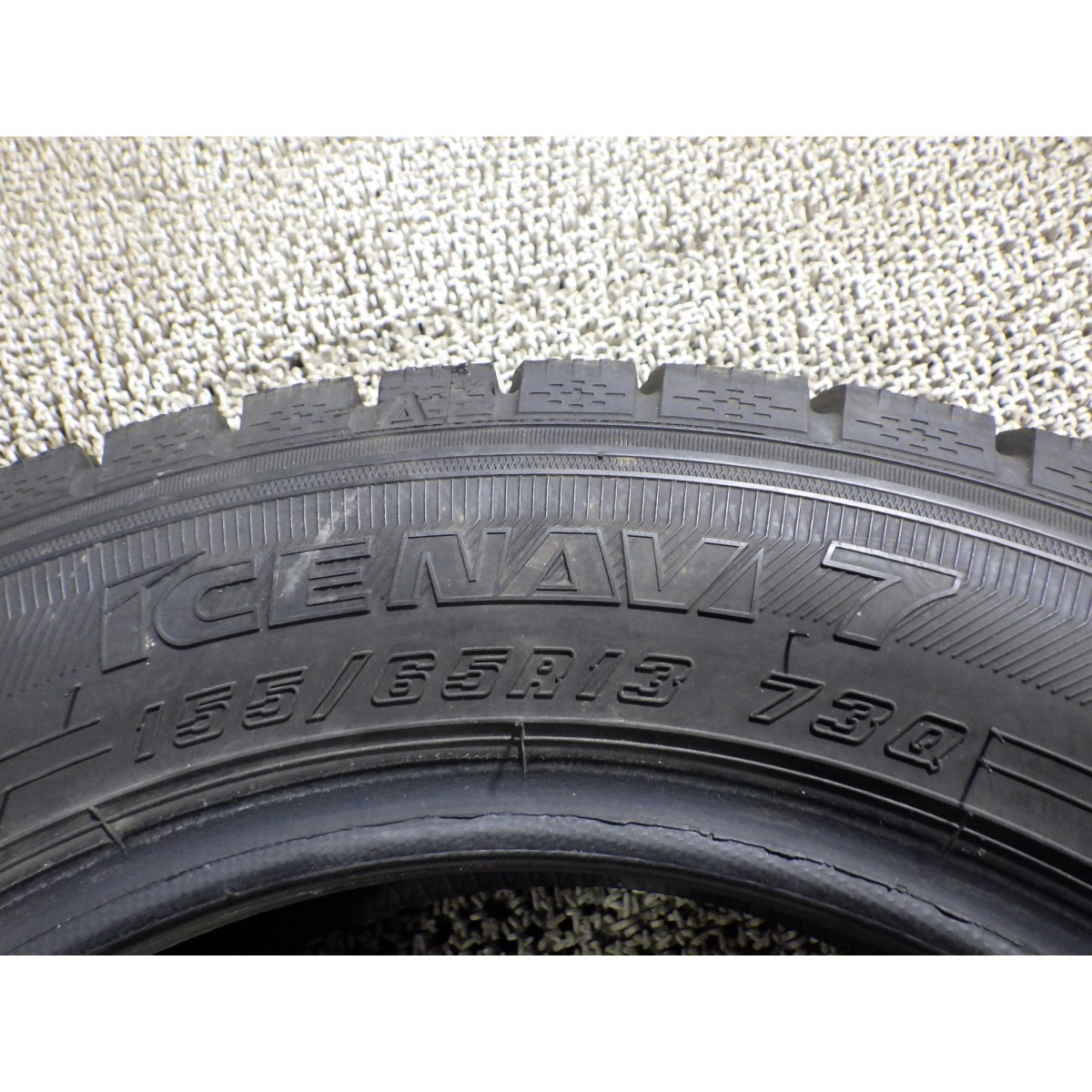 グッドイヤー ICE NAVI 7 155/65R13 4本SET◎2020年製 9.5分山◎中古スタッドレスタイヤ◎旭川手渡し可 特筆すべき損傷なし◎ルークス等_画像8