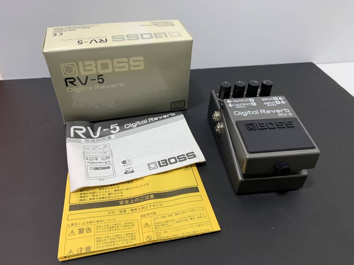 16/128☆BOSS ボス Digital Reverb デジタル リバーブ RV-5