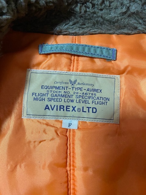 AVIREX rider jacket free size 