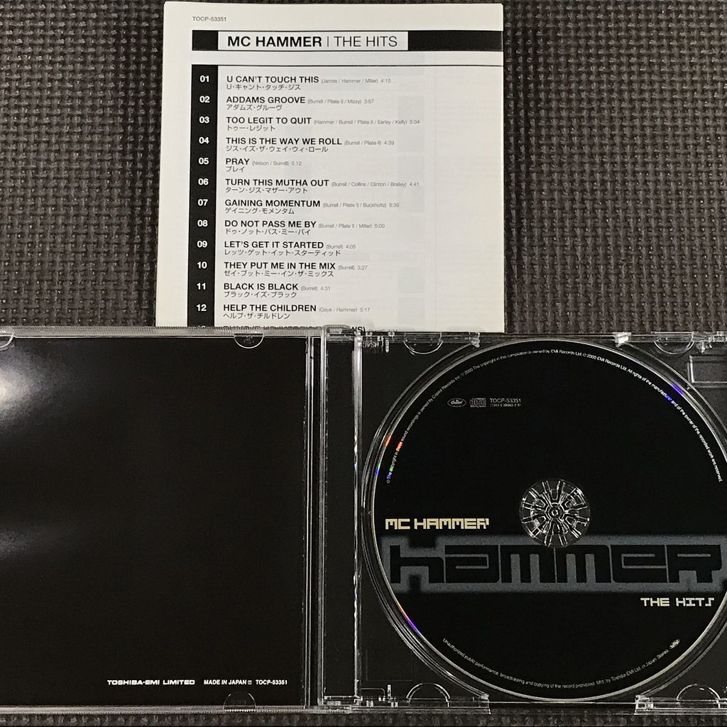 M.C.ハマー MC HAMMER THE HITS ザ・ヒッツ CD　ベスト 帯付良品