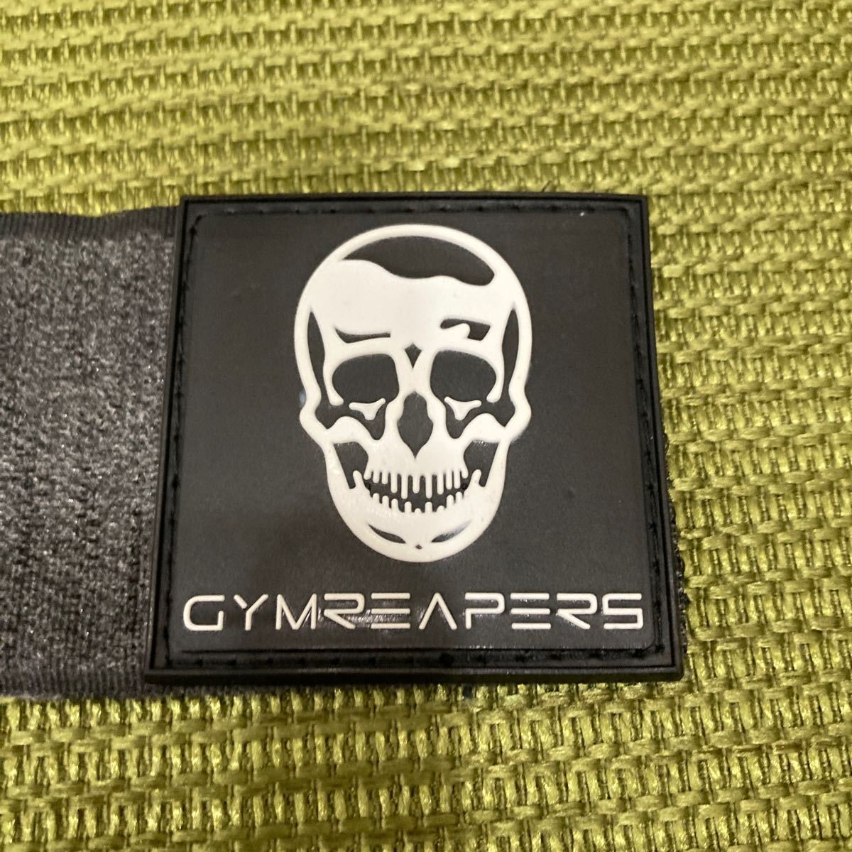 YK-5474 中古品 リストラップ リフティングストラップ リフティンググローブ パームプロテクター GYMREAPERS 50cm×8cmボクシング_画像5