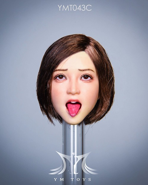 YMTOYS 1/6 女性ヘッド 舌パーツ 着脱 オープンマウス 表情 YMTOYS 1/6 女性ヘッド 舌パーツ 着脱 オープンマウス 表情