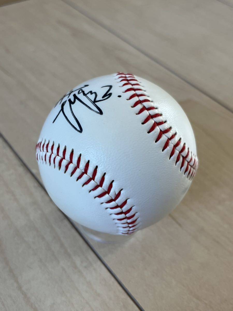  Yomiuri Giants . person army * Nagashima Shigeo autograph autograph ball [ lamp . official lamp ]