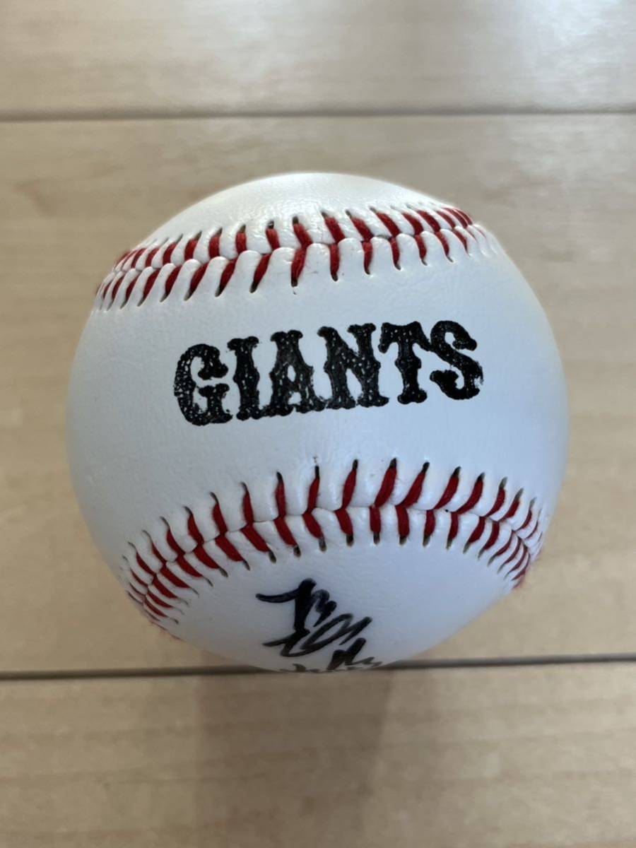  Yomiuri Giants . person army * Nagashima Shigeo autograph autograph ball [ lamp . official lamp ]