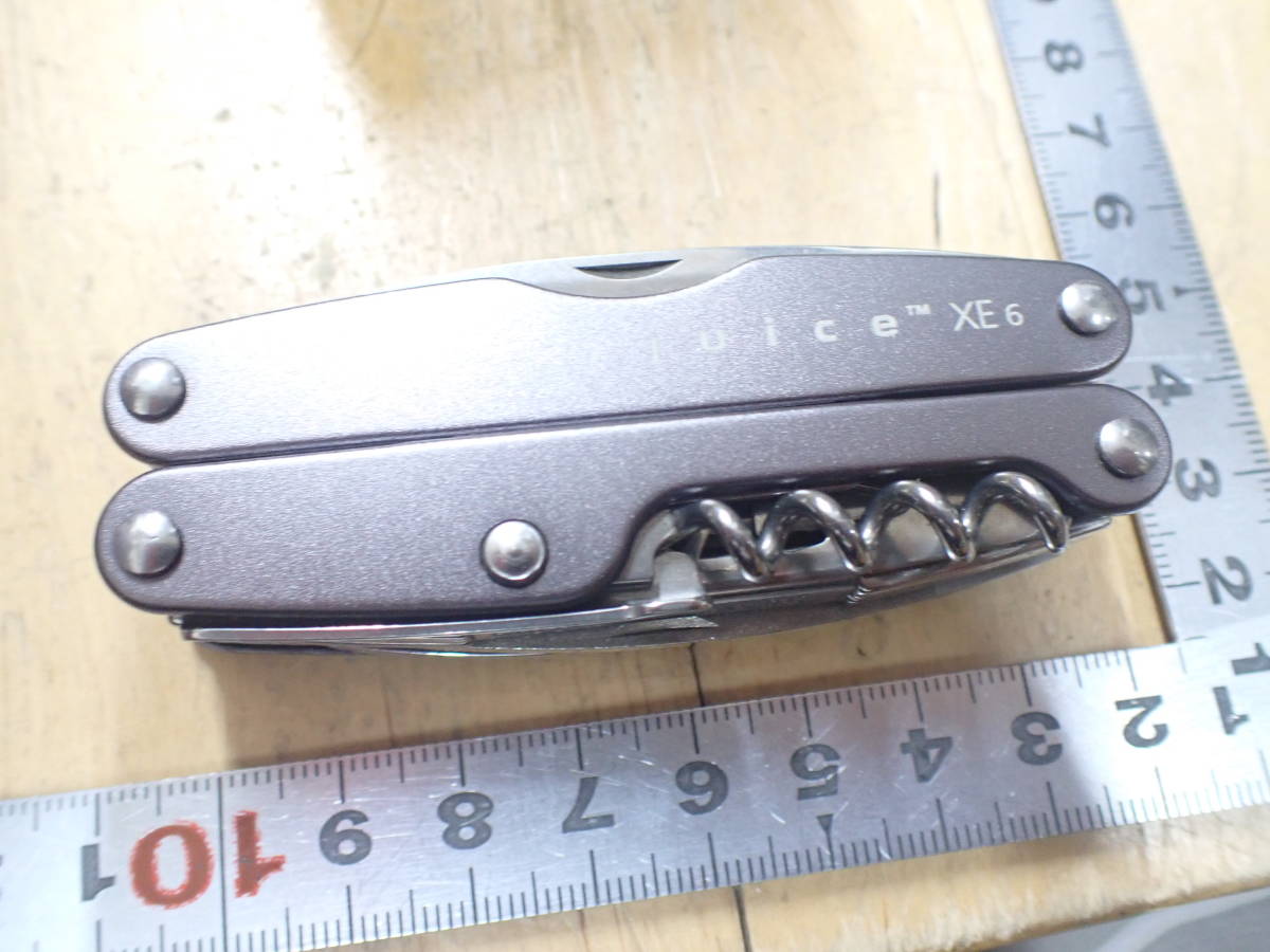 『F05B』未使用★レザーマン　LEATHERMAN Juice XE6 グレー マルチツール 多徳ナイフ ナイフ グレー_画像6