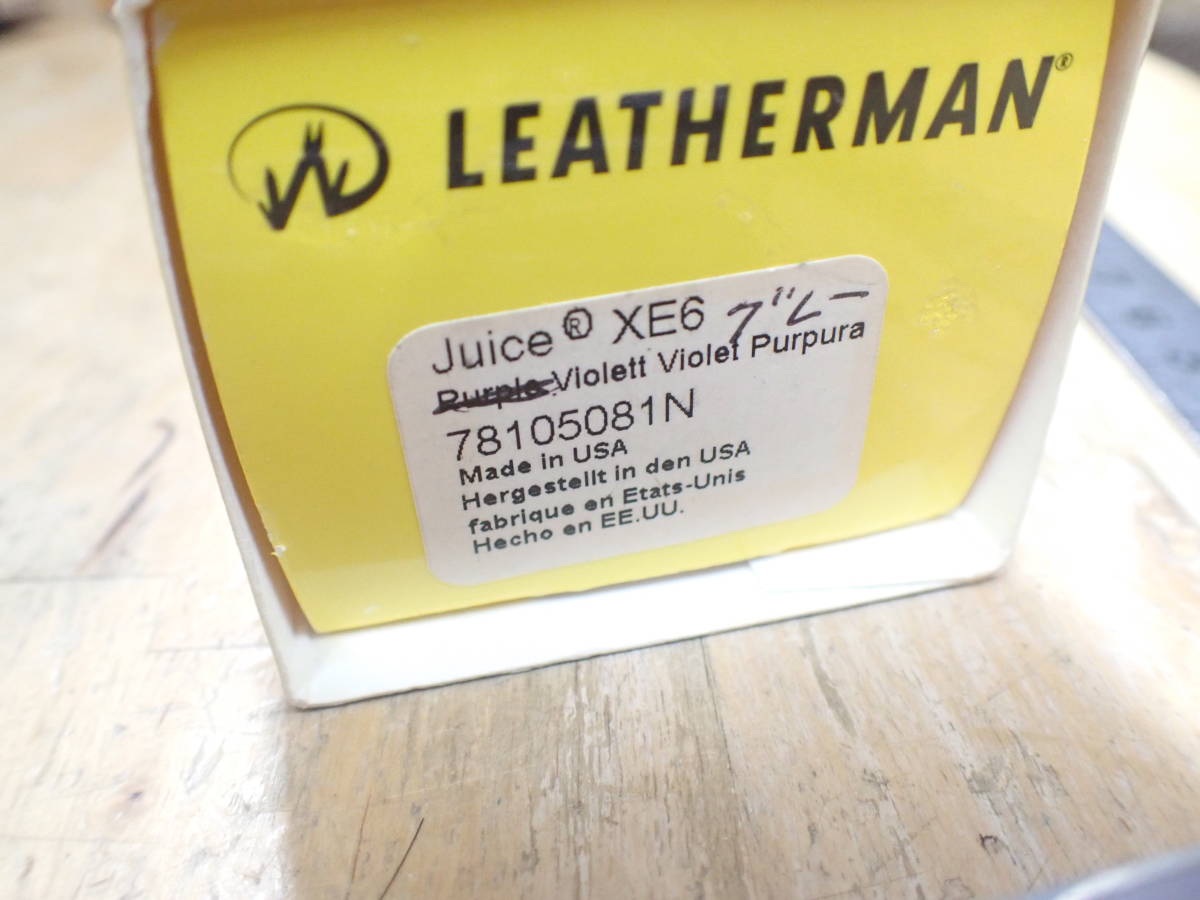 『F05B』未使用★レザーマン　LEATHERMAN Juice XE6 グレー マルチツール 多徳ナイフ ナイフ グレー_画像4