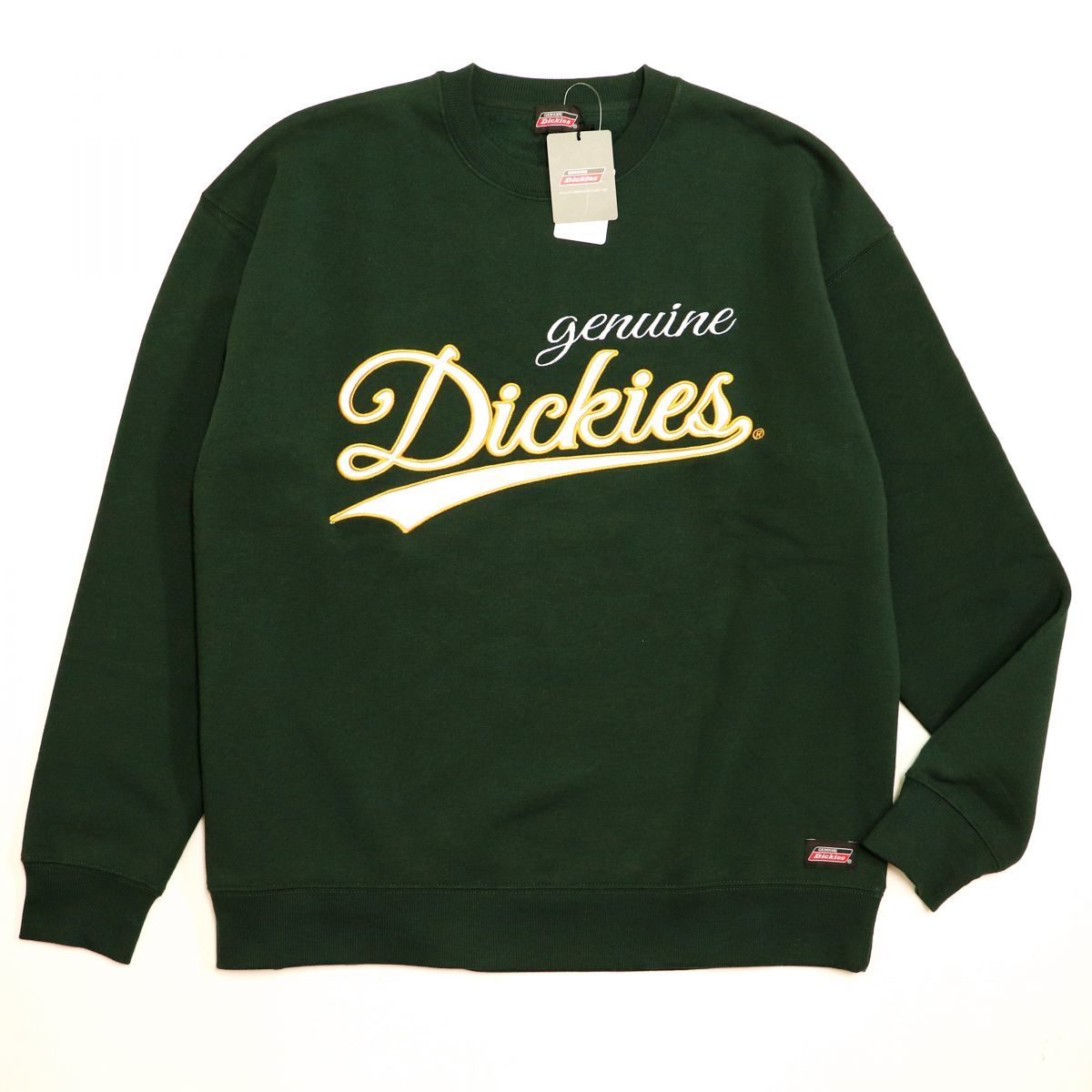 ★ディッキーズ Dickies 定番商品 新品 メンズ 保温 暖かい 裏フリース 長袖 スウェット トレーナー XL[24782505-40-XL]一 二 参★QWER★_画像1