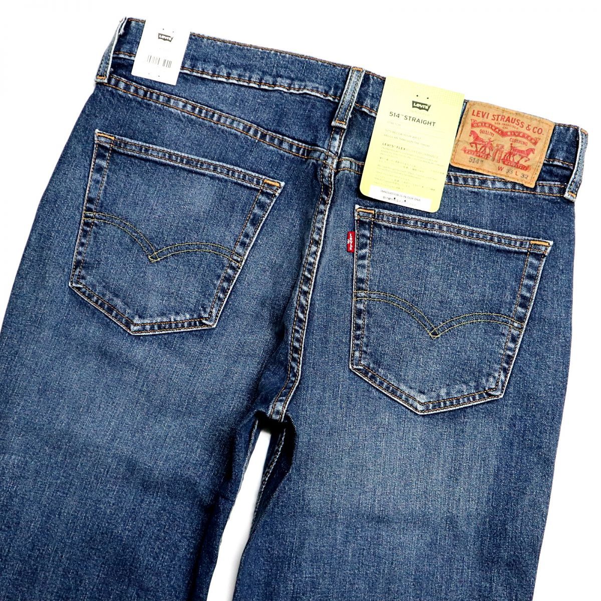 ★リーバイス Levis 514 FLEX 新品 メンズ 着心地◎ ストレッチ ストレート ジーンズ デニム パンツ 33インチ [00514-1658-33]四 弐★QWER_画像1