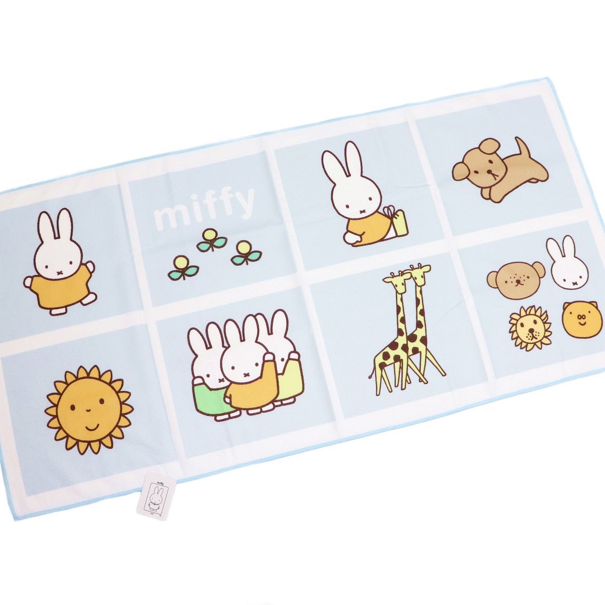 ●送料390円可能商品 ミッフィー MIFFY うさこちゃん 新品 人気 コットン 温泉 プール バスタオル タオル TOWEL[UT237377-BLU]一 ACC★QWER_画像1