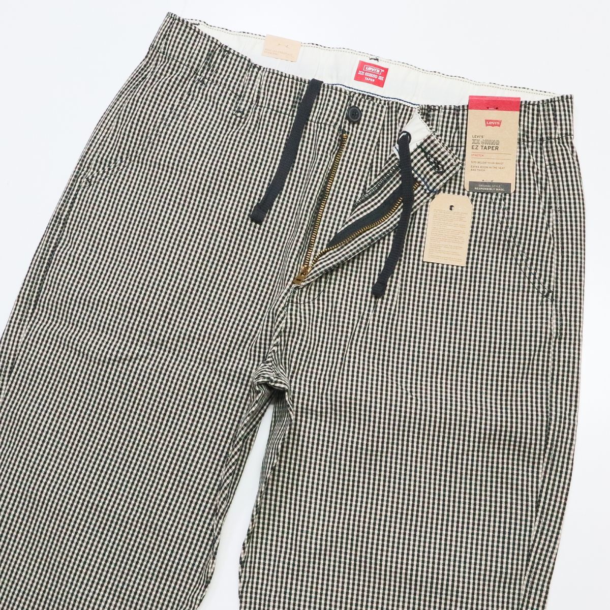 ★リーバイス Levis 新品 メンズ XX CHINO EZ TAPER ストレッチ チェック チノ イージーパンツ ロングパンツ M [A1041-0040-M] 四 壱★QWER_画像1