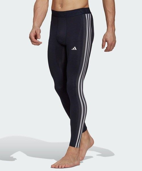 ●送料390円可能商品 アディダス adidas メンズ テックフィット トレーニング ロングタイツ タイツ レギンス 紺[HJ9923-3XL] 四 零★QWER_画像1