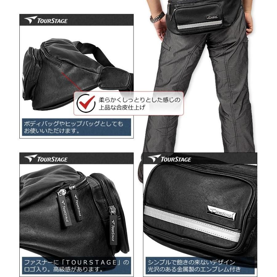 ★ブリヂストン ゴルフ GOLF ツアーステージ 新品 斜め掛け ボディバッグ ウェストバッグ BAG 鞄 かばん [TSWB0418RED1N]一 六★QWER_画像4