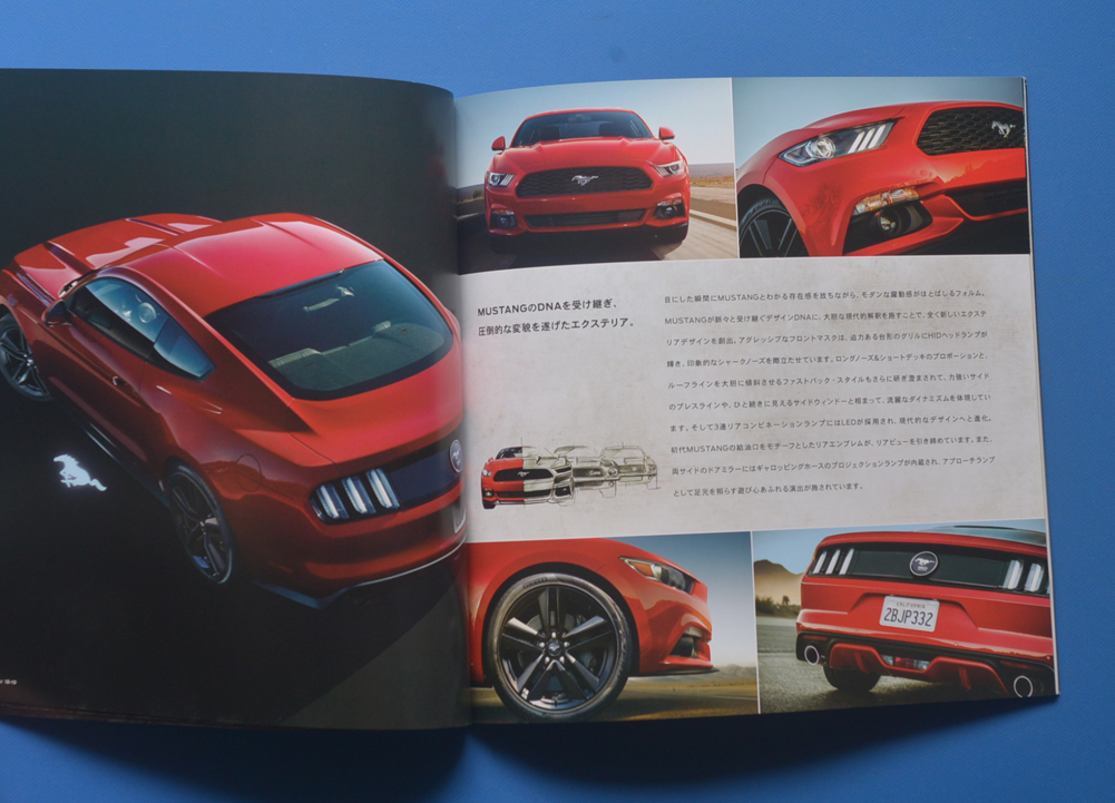  Ford Mustang FORD MUSTANG Japanese inscription 2015 year 2 month catalog [AE22-02]