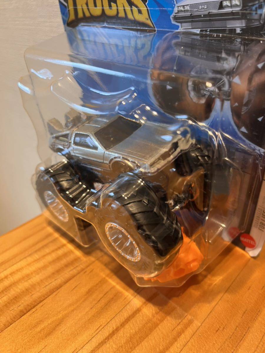 新作ホットウィールMONSTERTRUCKSモンスタートラックス1/64?バックトゥーザフューチャーデロリアンタイムマシン現状他HOTWHEELS出品同梱可_画像2