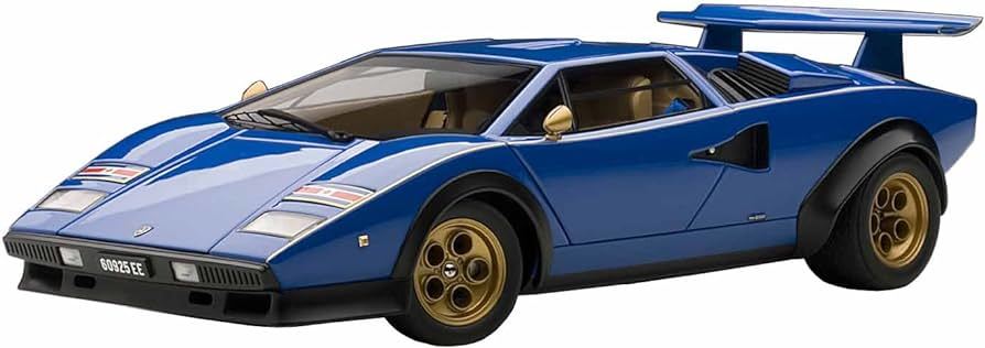 【未開封】オートアート(AUTOart) 1/18 ランボルギーニカウンタック LP500S ウォルターウルフ ／ Lamborghini Countach LP500S WALTER-WOLF_商品参考画像。車両はこちらになります