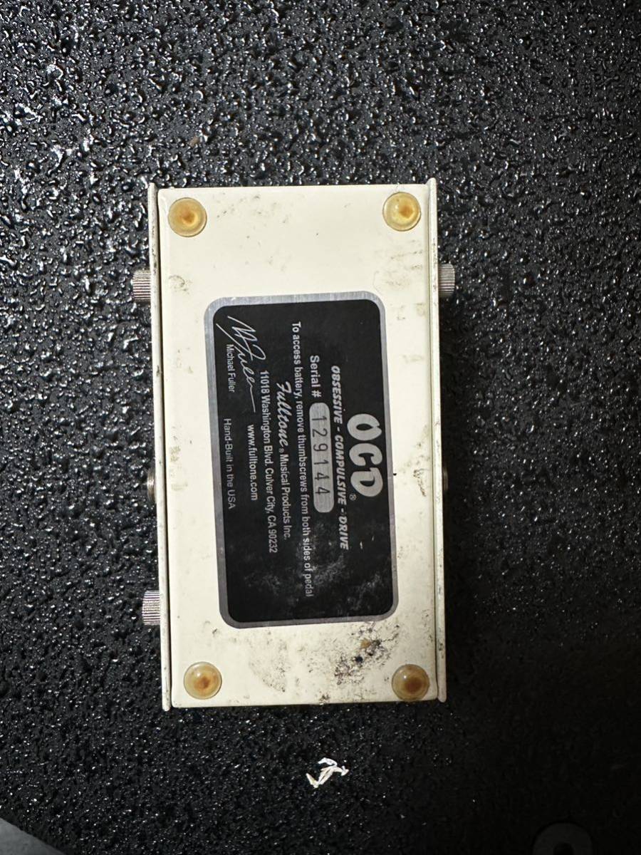 【中古】FULLTONE フルトーン OCD オーバードライブ エフェクター ver.1.7 2012 ネジ1個なし_画像2