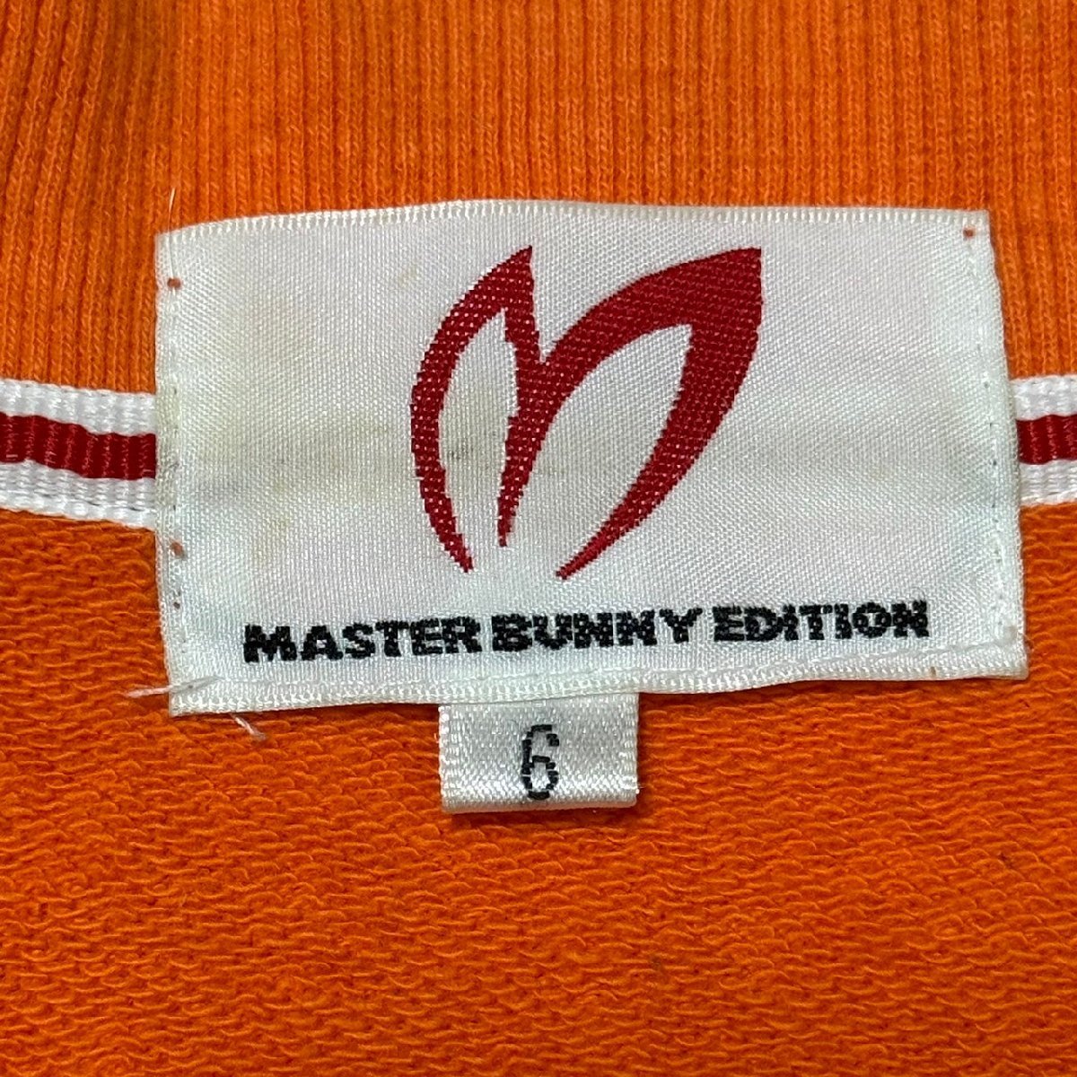 (^w^)b MASTER BUNNY EDITION マスター バニー シャドー チェック柄 ジップアップ ナイロン ジャケット ジャンパー オレンジ 6 7834EE_画像8