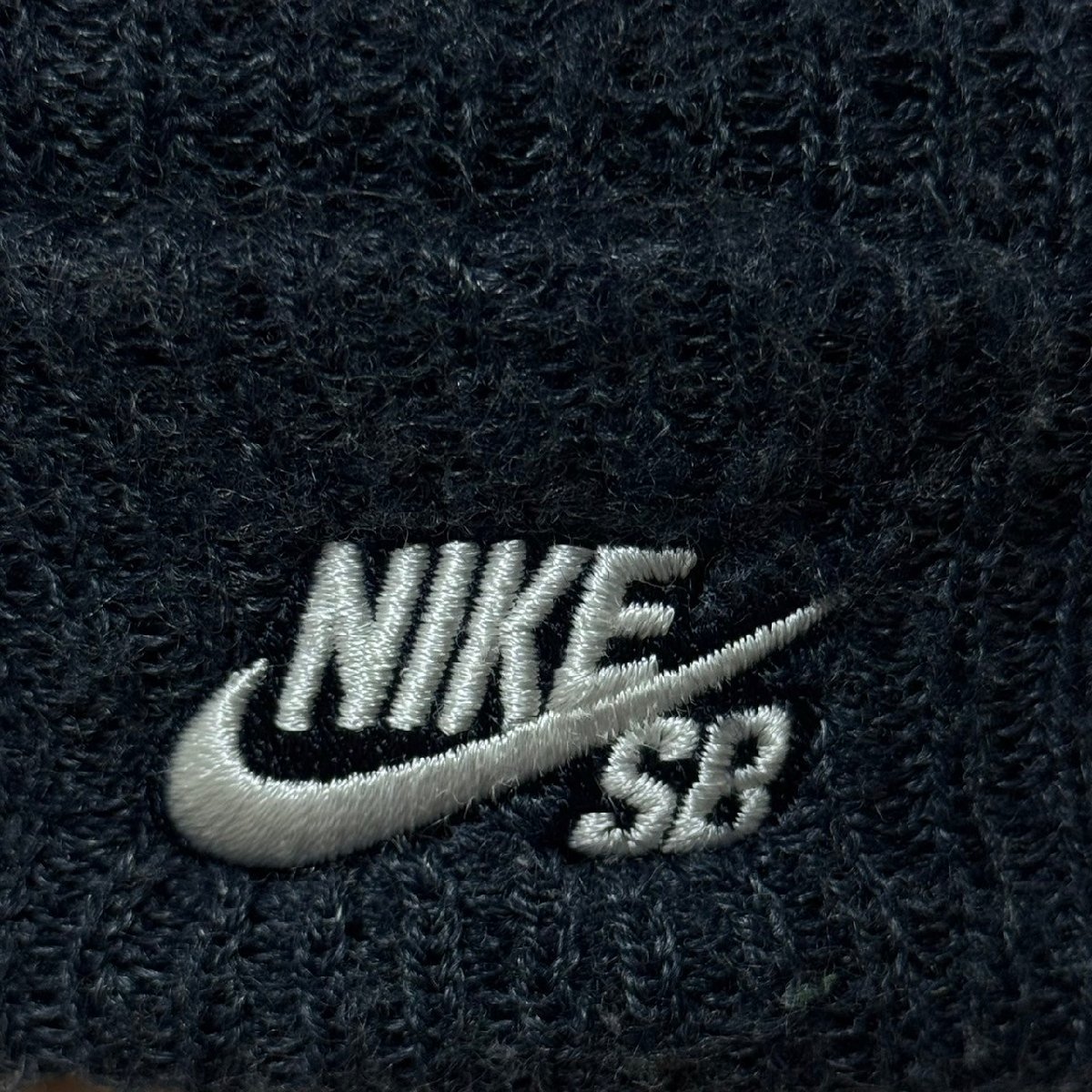 (^w^)b NIKE SB FISHERMAN BEANIE ナイキ エスビー フィッシャーマン ビーニー ニット キャップ 帽子 ニット帽 ロゴ 刺繍 56㎝ C0704EE_画像8