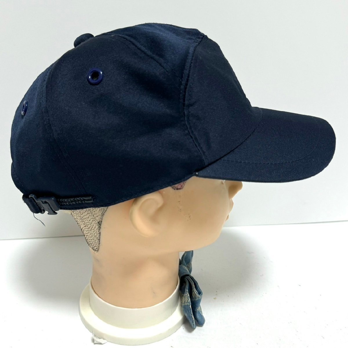 (^w^)b 日本製 自重堂 80s 90s ヴィンテージ 企業 Ailop アイロップ キャップ 帽子 ロゴ 刺繍 6パネル ネービー L 59～61㎝ C0875EE_画像5