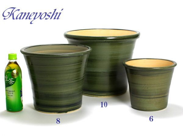 植木鉢 おしゃれ 安い 陶器 サイズ 32cm ブーケ 10号 グリーン 室内 屋外 緑 色_画像6