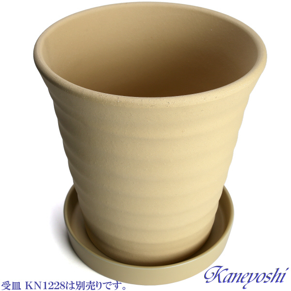 植木鉢 おしゃれ 安い 陶器 サイズ 24cm フラワーロード 8号 白焼 室内 屋外 白 色_画像7