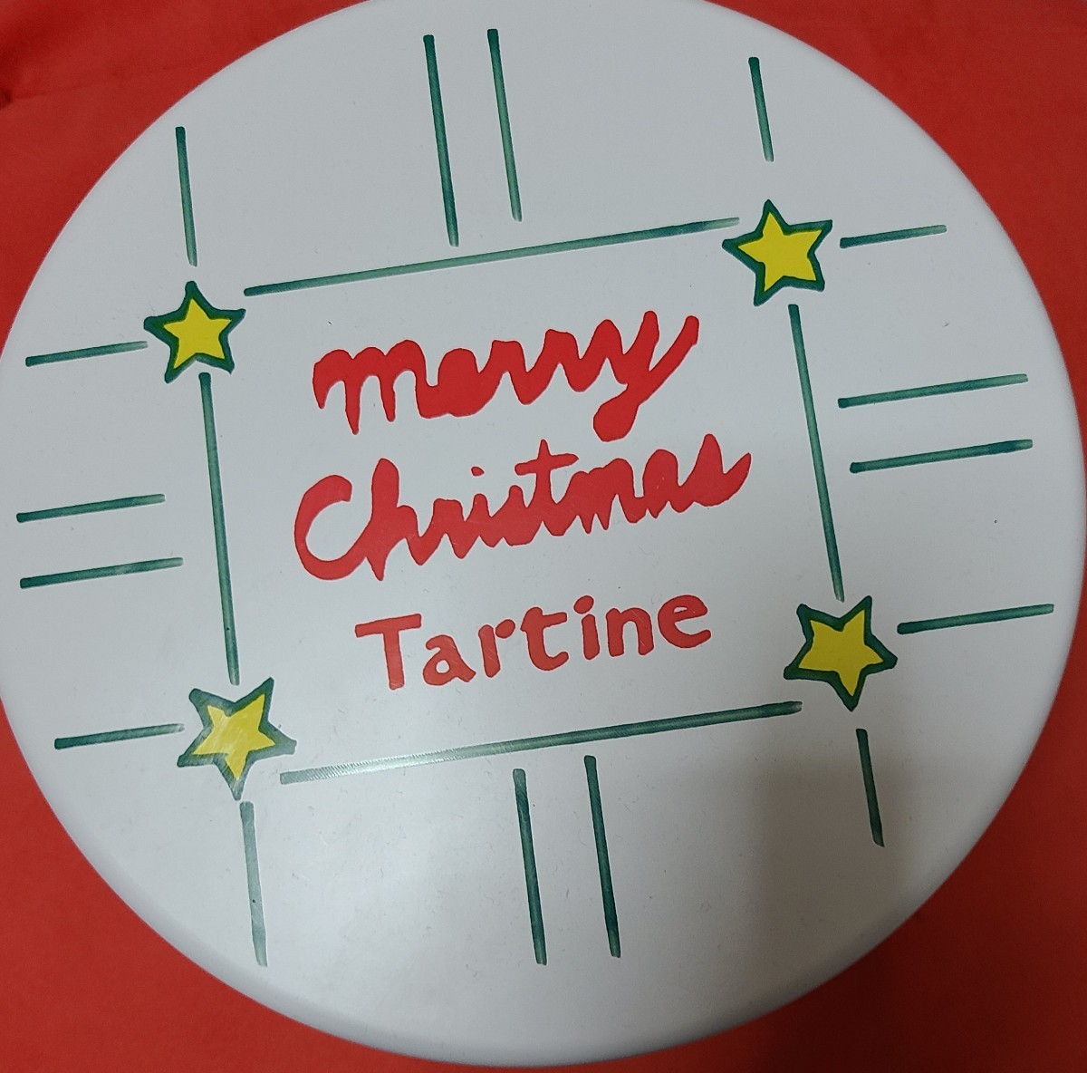Tartine　タルティン　ミックス　丸缶(大) クリスマス限定 空き缶_画像2