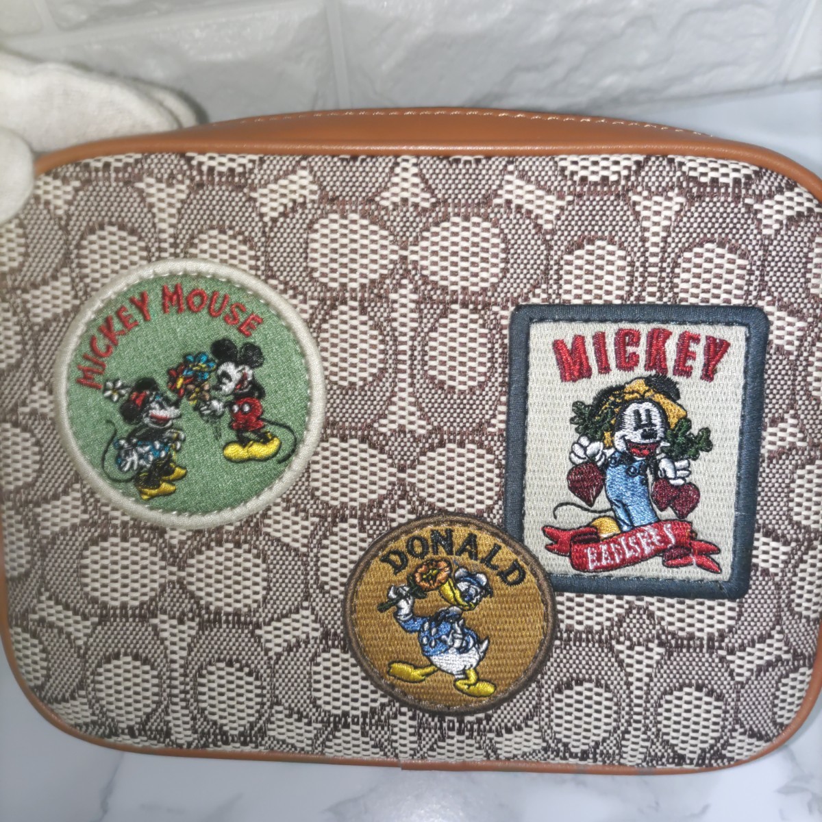 COACH Coach shoulder bag Disney Mickey new work new goods unused 