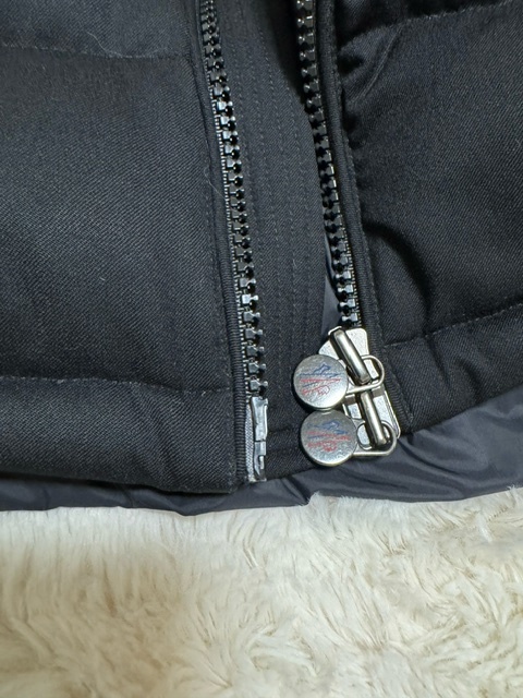 モンクレール　モンジュネーブル　MONCLER　MONTGENEVRE JACKET　黒　サイズ2_画像9