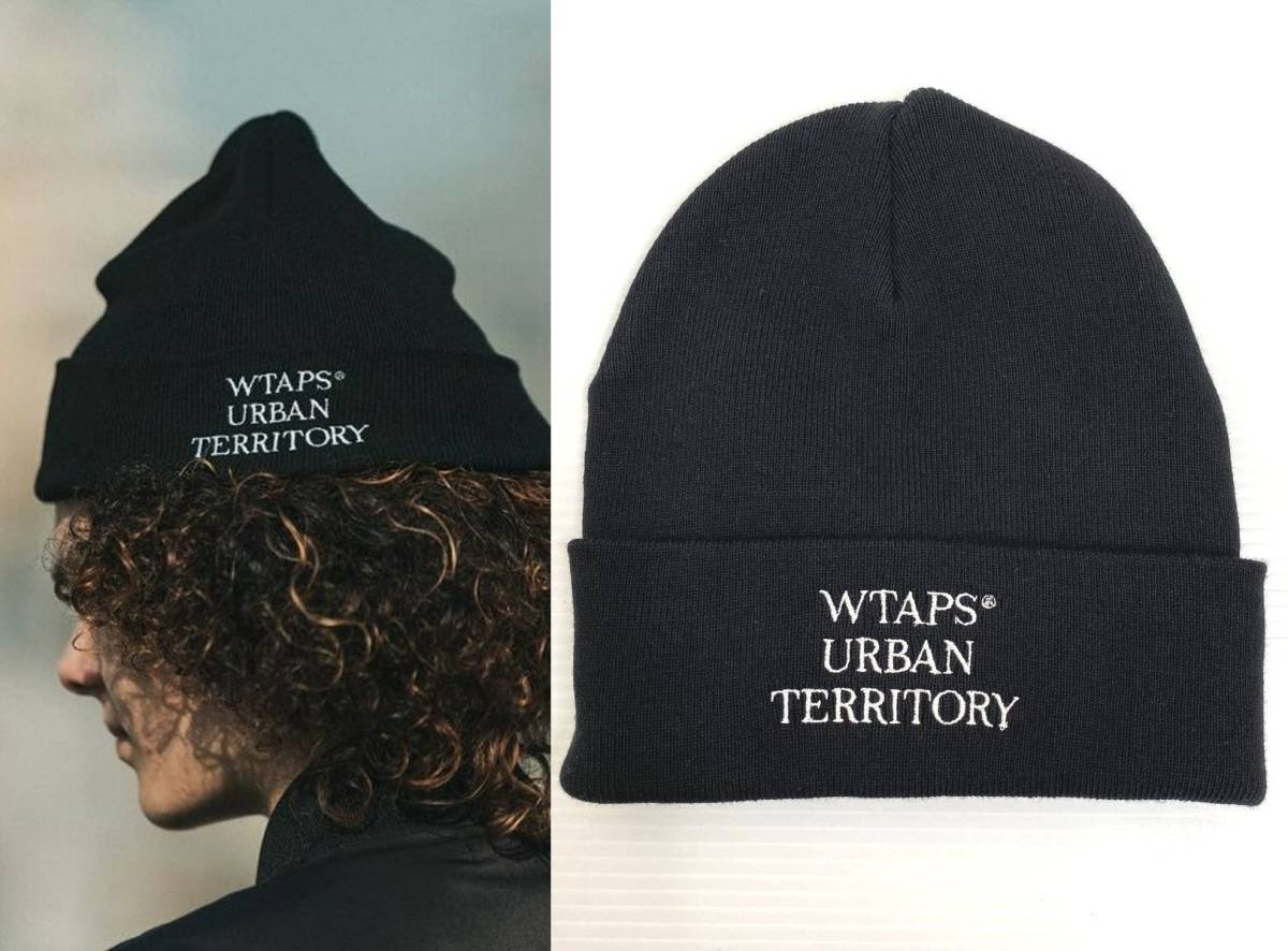 【23SS 未使用品】WTAPS BEANIE 01 BEANIE CTPL COOLMAX ビーニー ブラック ニットキャップ 帽子 ニット帽 クールマックス ダブルタップス_画像1