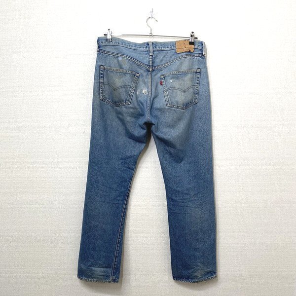 80s USA made Vintage / Levi's Levi\'s 501 cell bichi Denim pants L34 indigo jeans Vintage 524 red ear 