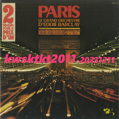 80-986～7★Le Grand Orchestre d'Eddie Barclay　Paris_画像1