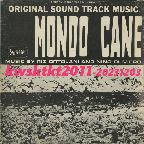 MUA-5105★Mondo Cane　Original Sound Track Music (Riz Ortolani & Nino Oliviero)_画像1