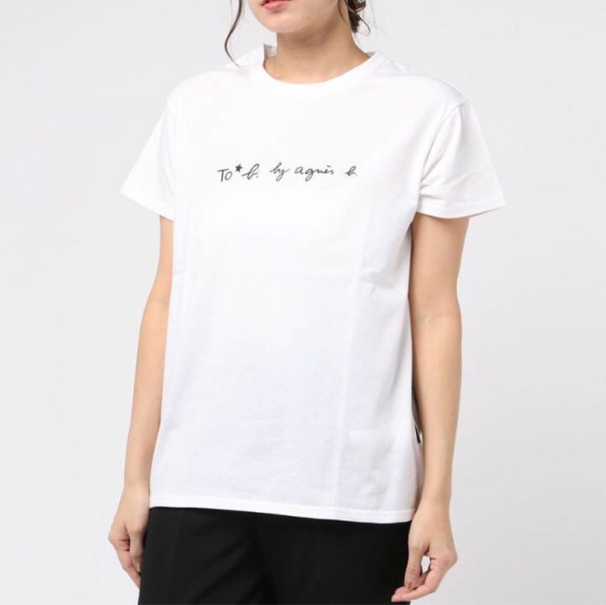 【新品】 To b. by agnes b. 半袖Tシャツ ホワイト