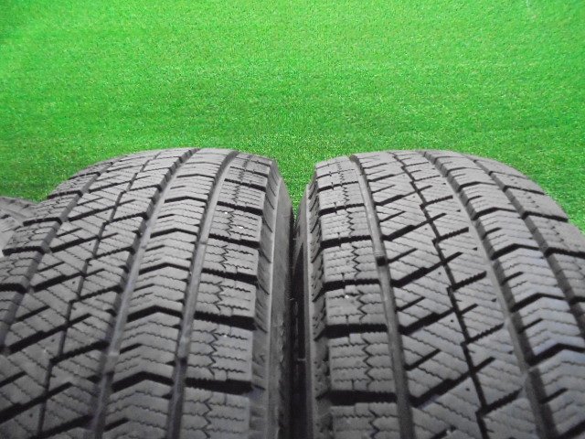 5ET231BC14) 送料無料 2021年製 185/70R14 ブリヂストン ブリザック VRX2 スタッドレスタイヤ+14インチアルミホイール4本セット_画像8