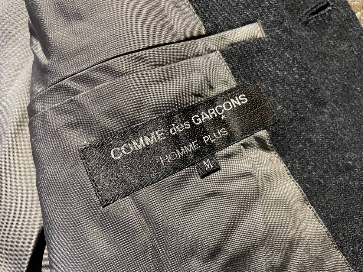 COMME des GARCONS HOMME PLUS Comme des Garcons Homme pryus97aw 1997aw AD1997 диагональный шерсть воротник переключатель 5B tailored jacket M