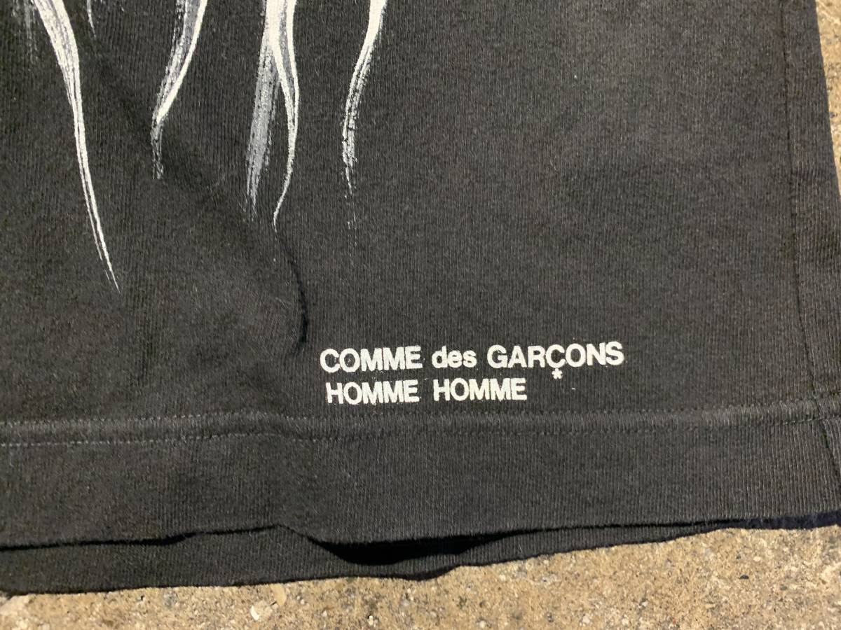 COMME des GARCONS HOMME HOMME AD2001 グラフィックプリント ロゴ Tシャツ IC-T002 コムデギャルソンオムオム _画像4