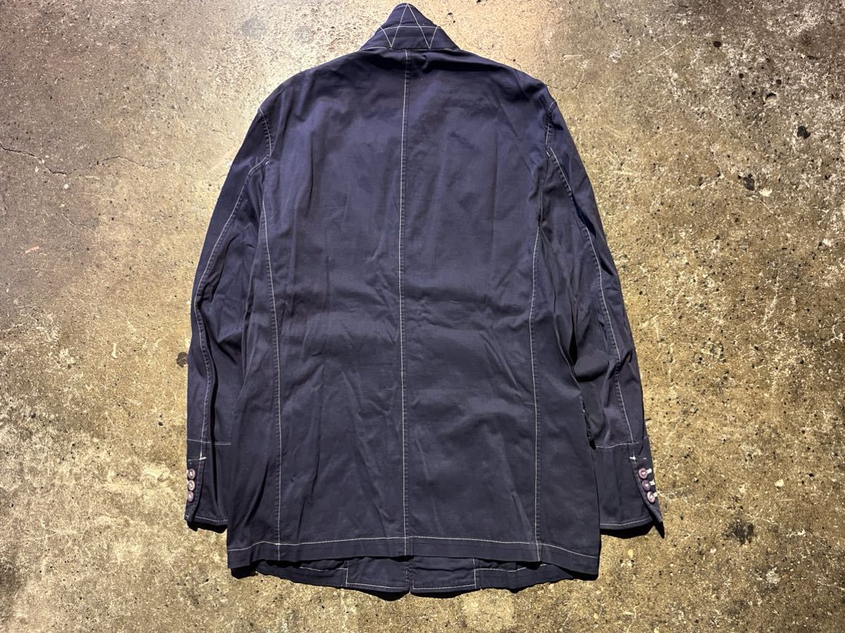 COMME des GARONS HOMME 99SS コットン製品染め ステッチジャケット コムデギャルソンオム 1999SS田中啓一期 M_画像3