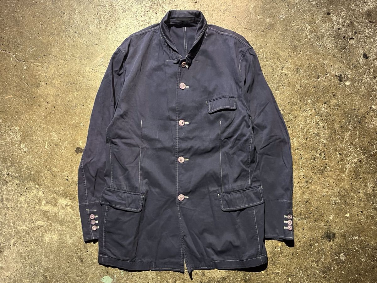 COMME des GARONS HOMME 99SS コットン製品染め ステッチジャケット コムデギャルソンオム 1999SS田中啓一期 M_画像1